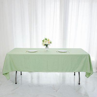 12 Pcs 60X126" Polyester Tablecloths Wedding Catering Dining Table Linens  Image 2