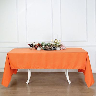 12 Pcs 60X126" Polyester Tablecloths Wedding Catering Dining Table Linens  Image 2