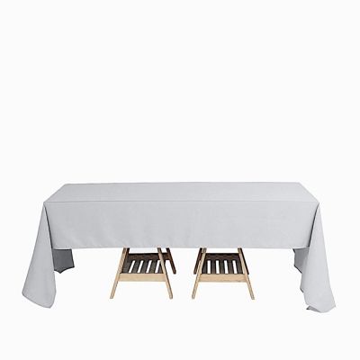 12 Pcs 60X126" Polyester Tablecloths Wedding Catering Dining Table Linens  Image 1