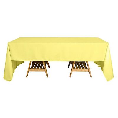 12 Pcs 60X126" Polyester Tablecloths Wedding Catering Dining Table Linens  Image 1