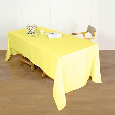12 Pcs 60X126" Polyester Tablecloths Wedding Catering Dining Table Linens  Image 2
