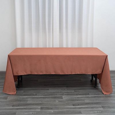 12 Pcs 60X126" Polyester Tablecloths Wedding Catering Dining Table Linens  Image 2