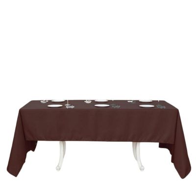 12 Pcs 60X126" Polyester Tablecloths Wedding Catering Dining Table Linens  Image 1