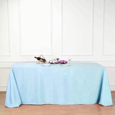 12 Pcs 90"X132" Polyester Tablecloths Wedding Party Table Linens Events Home Image 1