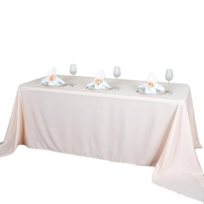 12 Pcs 90"X132" Polyester Tablecloths Wedding Party Table Linens Events Home Image 1