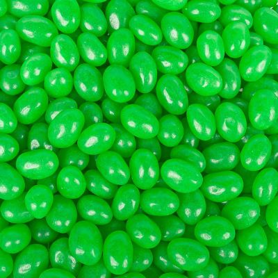 12 Pcs St. Patrick's Day Candy Party Favors Green Jelly Bean Goodie Bags with Stickers Image 1