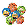 12" Peanuts&amp;#174; Halloween Hanging Paper Lanterns - 6 Pc. Image 1