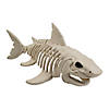 12" Plastic Shark Skeleton Halloween Tabletop Decoration Image 1