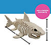 12" Plastic Shark Skeleton Halloween Tabletop Decoration Image 2