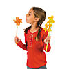 12" Red, Orange & Yellow Fall Leaves Plastic Pinwheels - 36 Pc. Image 1
