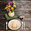 12" Round Palm Leaf Eco Friendly Disposable Dinner Plates (100 Plates) Image 4
