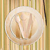 12" Round Palm Leaf Eco Friendly Disposable Dinner Plates (25 Plates) Image 3