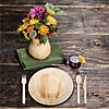 12" Round Palm Leaf Eco Friendly Disposable Dinner Plates (25 Plates) Image 4