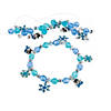 12" Snowman Charm Beaded Bracelet Craft Kit - Makes 12 Image 1