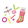 12" Toy-Filled Plastic Christmas Stocking Handouts for 12 Image 1