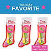 12" Toy-Filled Plastic Christmas Stocking Handouts for 12 Image 3