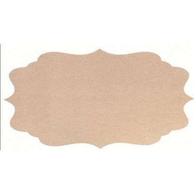 12" Unfinished Scalloped Shaped Frame Image 2