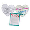 12" x 10 3/4" Social Emotional Learning Wrinkled Heart Craft Activities - 30 Pc. Image 1