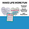 12" x 10 3/4" Social Emotional Learning Wrinkled Heart Craft Activities - 30 Pc. Image 1