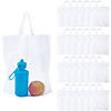 12" x 12" Large Clear Thin Plastic Tote Bags - 24 Pc. Image 1