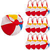 12" x 12" Medium Beach Ball-Shaped Nonwoven Tote Bags -12 Pc. Image 1