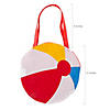 12" x 12" Medium Beach Ball-Shaped Nonwoven Tote Bags -12 Pc. Image 1