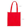 12" x 13" Bulk 50 Pc. Large Primary Color Nonwoven Shopping Tote Bags Image 1