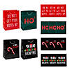 12" x 14 1/2"Large Funny Christmas Paper Gift Bags - 12 Pc. Image 1