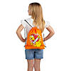 12" x 15" Medium Classic Gags Nonwoven Drawstring Backpacks Image 1