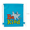 12" x 15" Medium Dr. Seuss&#8482; Horton Hears a Who&#8482; Kindness Nonwoven Drawstring Bags - 12 Pc. Image 1