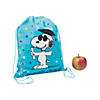 12" x 15" Medium Peanuts<sup>&#174;</sup> Graduation Snoopy Nonwoven Drawstring Bags Image 1