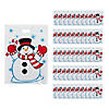 12" x 17" Bulk 50 Pc. Snowman White Plastic Goody Bags Image 1