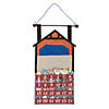 12" x 29 3/4" Nativity Scene Advent Calendar with Touch Fastener Characters - 25 Pc. Image 1