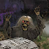 12" x 38" Try Me Light-Up Skeleton Grave Breaker Halloween Decoration Image 2