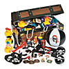 12" x 7 1/4" x 6" Bulk 100 Pc. Pirate Treasure Chest Toy Assortment Image 1