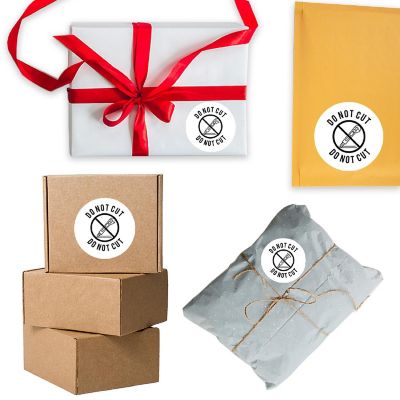 120 Do Not Cut, Packaging Stickers Image 2