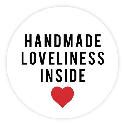 120 Handmade Loveliness Inside Stickers Image 1