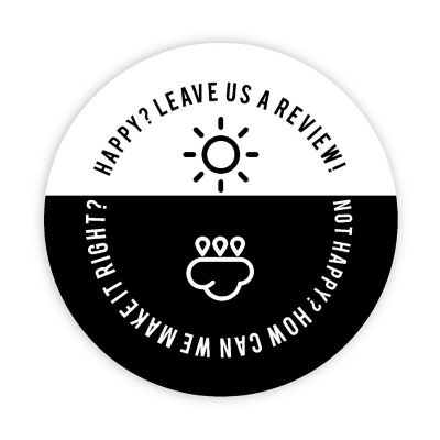 120 Make It Right? White Sun/Black Cloud Image 1