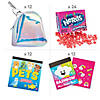 120 Pc. Mini Iridescent Backpack Handout Kit for 12 Image 1