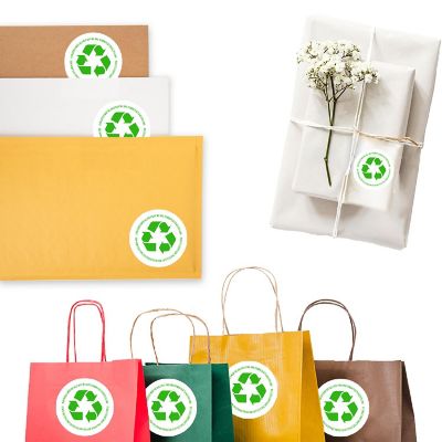 120 Recycling Box Packaging Stickers Image 2