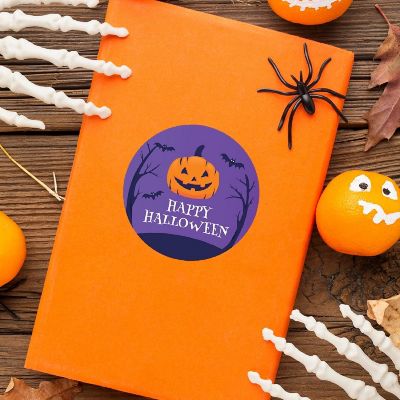 120PC Halloween Sticker Pack Happy Jack O' Lantern Image 2