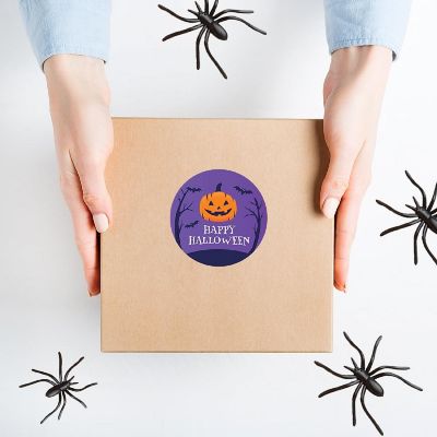 120PC Halloween Sticker Pack Happy Jack O' Lantern Image 3