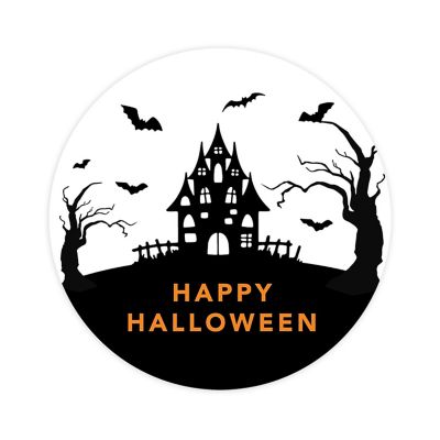 120PC Halloween Stickers Pack Spooky Haunted House Image 1