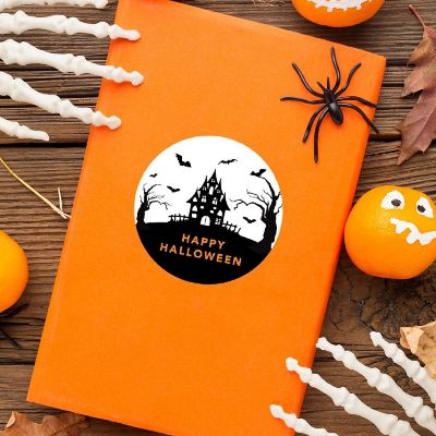 120PC Halloween Stickers Pack Spooky Haunted House Image 2