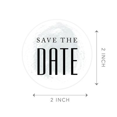 120PC Save The Date Modern Design Image 1