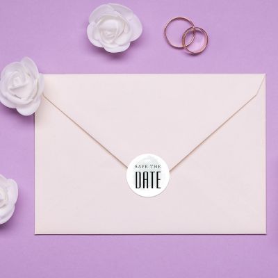 120PC Save The Date Modern Design Image 2