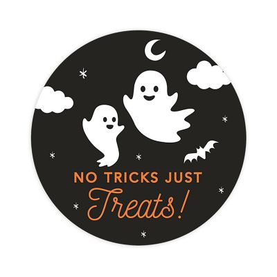 120PCS Halloween Stickers Pack Cute Little Ghosts Image 1
