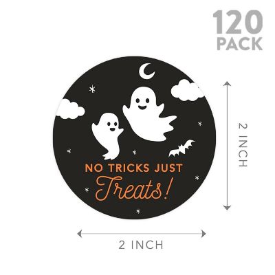 120PCS Halloween Stickers Pack Cute Little Ghosts Image 1