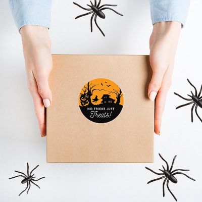 120PCS Halloween Stickers Pack Flying Witch Image 2