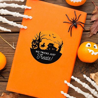 120PCS Halloween Stickers Pack Flying Witch Image 3